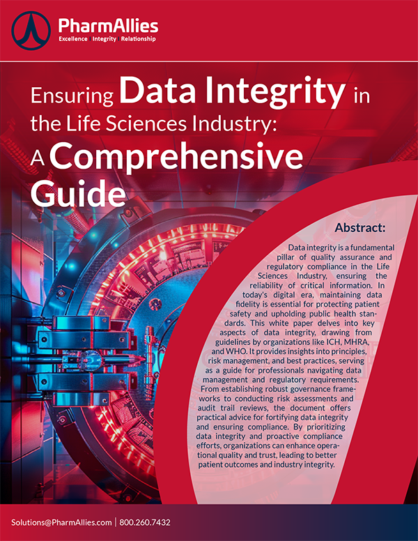 Data integrity, as defined by the FDA, refers to the quality of data being suitable for its intended use in planning, decision-making, and operational processes. 